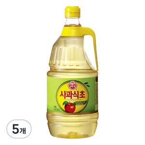 오뚜기 사과식초, 1.8L, 5개