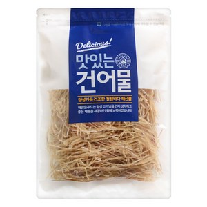 해맑은푸드 얇은쥐포채, 400g, 1개