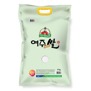 농협 2024년산 햅쌀 대왕님표 여주쌀 단아미, 상, 4kg, 1개