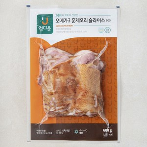 정다운 오메가3 훈제오리 슬라이스, 600g, 1개