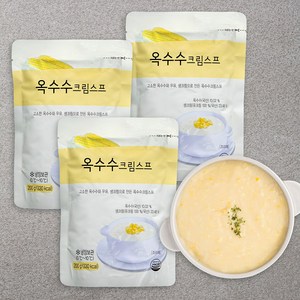 사랑과정성 옥수수크림스프 (냉장), 200g, 3개