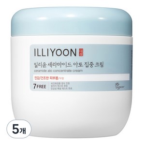 일리윤 세라마이드 아토 집중 바디크림 무향, 500ml, 5개