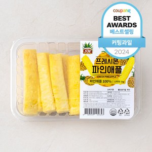 프레시몬 컷팅 파인애플 스틱, 1kg, 1개