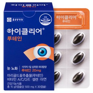 아이클리어 루테인 15g, 30정, 1개