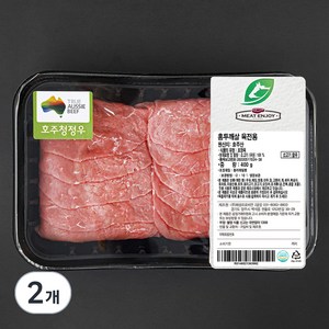 미트엔조이 홍두깨살 육전용 (냉장), 400g, 2개