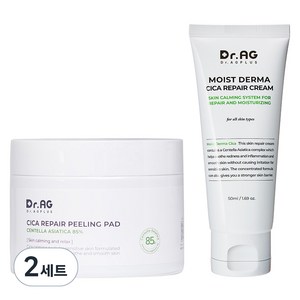 닥터에이지 시카 리페어 필링패드 40p + 시카 리페어 크림 50ml, 2세트