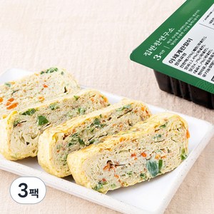 집반찬연구소 야채 계란말이, 230g, 3팩