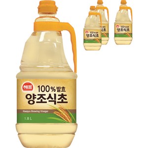 해표 양조식초, 1.8L, 4개