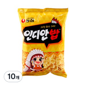 농심 인디안밥, 83g, 10개