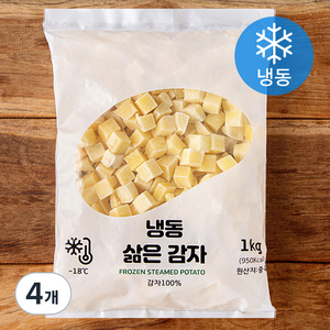 삶은감자 다이스 (냉동), 1kg, 4개