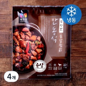 목우촌 안동식 순살찜닭 (냉동), 400g, 4개