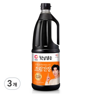 햇살담은 청정원 조림간장, 1.7L, 3개