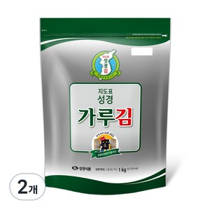 지도표성경 재래식 가루김, 1kg, 2개