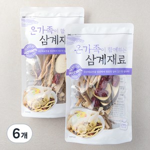 산들 온가족이 함께하는 삼계재료, 100g, 6개