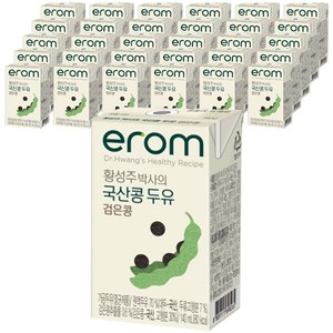 이롬 황성주박사의 국산콩 두유 검은콩, 140ml, 48개