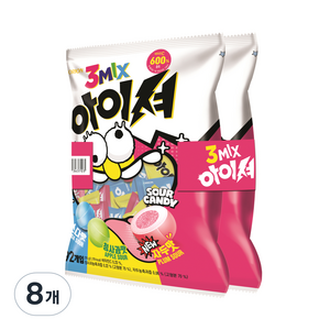 오리온 3 MIX 아이셔, 8개, 276g