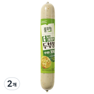 풀무원 더커진 야채쏙 두부봉 어육소시지, 300g, 2개