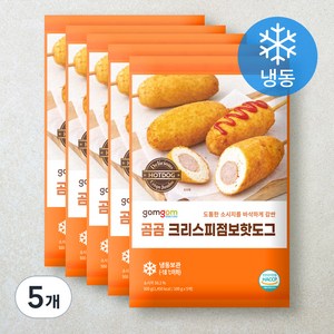 곰곰 크리스피점보핫도그, 500g, 5개