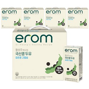 이롬 황성주 박사의 두유 검은콩 고칼슘, 190ml, 100개