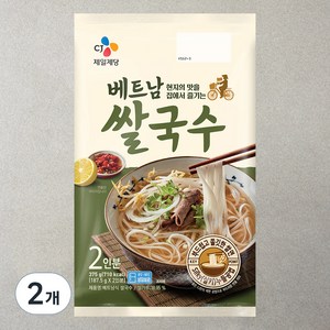 CJ제일제당 베트남식 쌀국수 2인, 375g, 2개