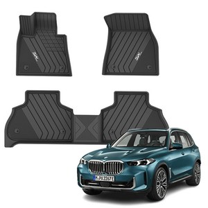 3더블유 에코 라이너 TPE 카매트, BMW New-X5 (G05) 2018.06 ~, 블랙