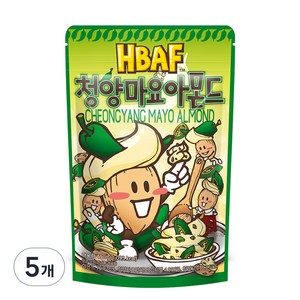 바프 청양마요 아몬드, 190g, 5개