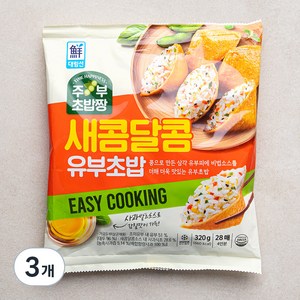 대림선 새콤달콤 유부초밥, 320g, 3개