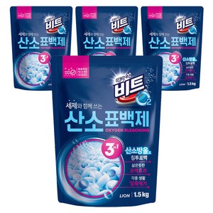 비트 오투 산소 표백제, 1.5kg, 4개