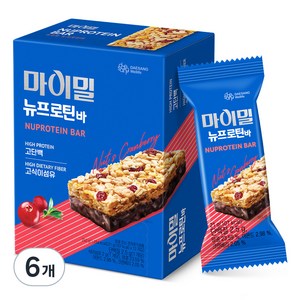 마이밀 뉴프로틴바, 252g, 6개