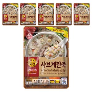 오즈키친 샤브계란죽, 450g, 6개