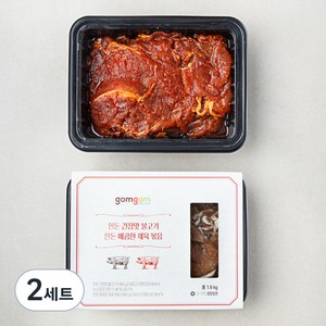 곰곰 한돈 매콤한 제육 볶음 + 곰곰 한돈 간장맛 불고기, 1.6kg, 2세트