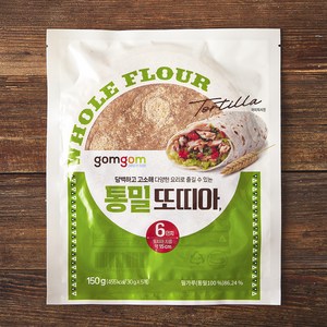 곰곰 통밀또띠아 6인치, 150g, 1개