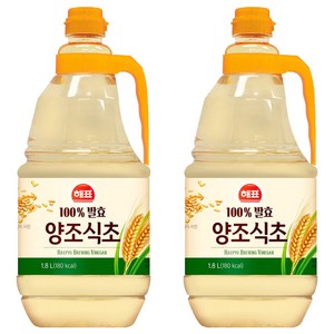 [해표] 양조식초, 1.8L, 2개