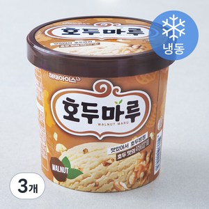 해태아이스크림 호두마루 (냉동), 660ml, 3개