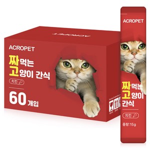 아크로펫 짜먹는 고양이 간식, 1개, 900g, 치킨