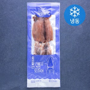 사랑해어 구룡포 반건조 오징어 (냉동), 350g, 1개