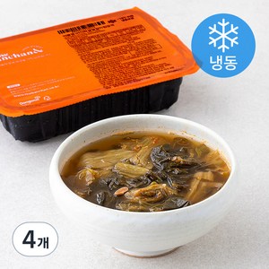 더반찬 바지락살얼갈이된장국(냉동), 550g, 4개