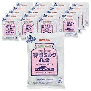 UHA 미카쿠도 토쿠노 밀크 캔디, 115g, 20개