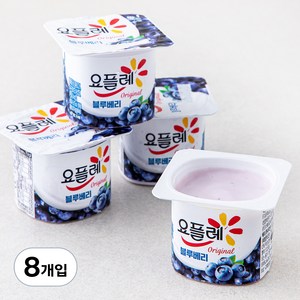 요플레 블루베리 멀티 85g, 8개입