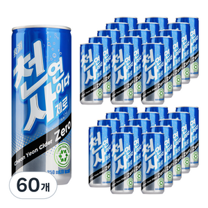 천연사이다 제로, 60개, 250ml