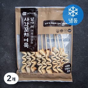 영자어묵 얇아서 더욱 맛있는 사각 꼬치어묵 (냉동), 350g, 2개