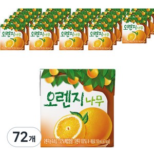 서울우유 오렌지나무 주스, 150ml, 72개