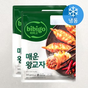 비비고 매운왕교자 (냉동), 385g, 2개입