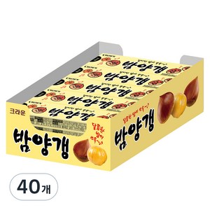 크라운 밤양갱, 50g, 40개