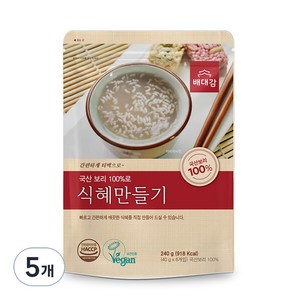 배대감 식혜만들기, 240g, 5개