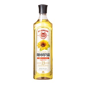 해표 해바라기유, 900ml, 1개