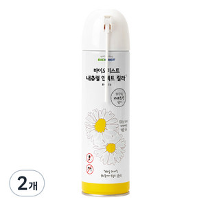 바이오미스트 내츄럴 인섹트 킬라 홈 에어로솔 살충제 스탠다드 무향, 500ml, 2개