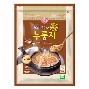 오뚜기 옛날 구수한 끓여먹는 누룽지, 900g, 1개