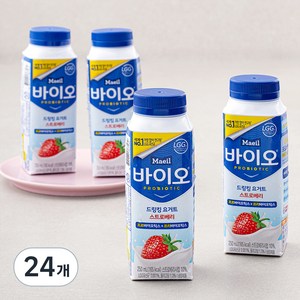 매일바이오 드링킹 요거트 딸기, 250ml, 24개