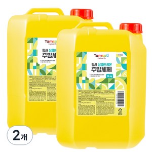 탐사 상큼한 레몬 주방세제, 14kg, 2개